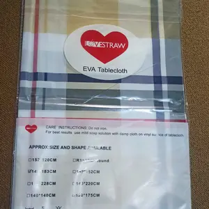 <COD>Loyal Bosque Taplak Meja Makan Motif Tahan Air Ukuran 4-10 kursi Taplak Ruang Tamu Persegi Panjang Anti Noda Bahan EVA / D11-2A