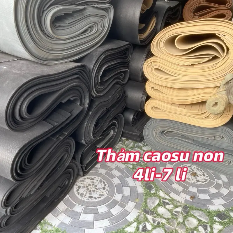 Thảm lót bội gà 1m1 caosu non 2 mặt chống trượt 1