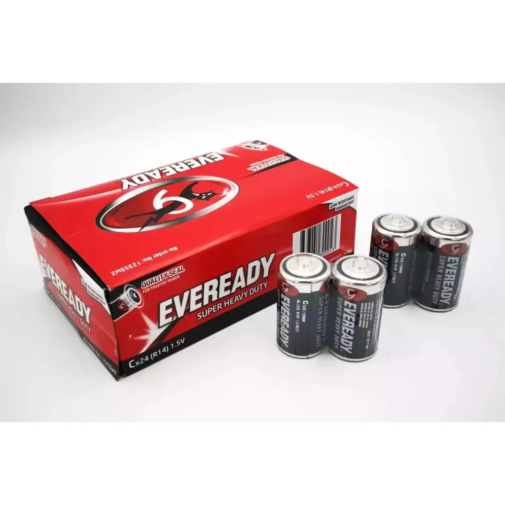 Eveready C × 2 Super Heavy Duty Battery 1 Box (24pcs)