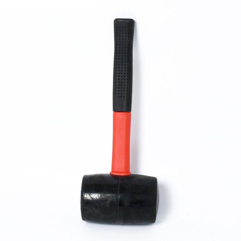 Hi-Spec Heavy Duty Mallet Rubber Hammer 8/12/16/24oz Professional Floor Ceramic Tile Installation Fiberglass Hammer Hand Tools 2