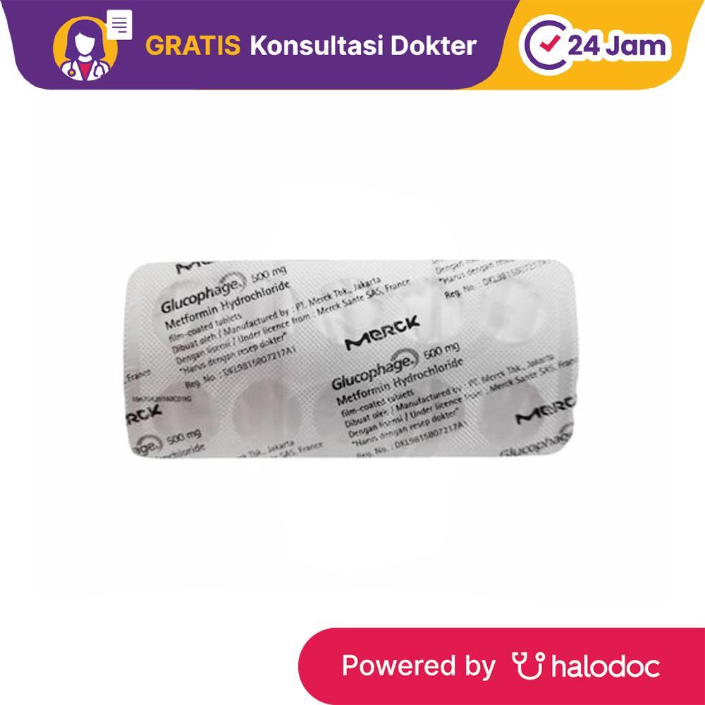 Glucophage 500 mg 10 Tablet