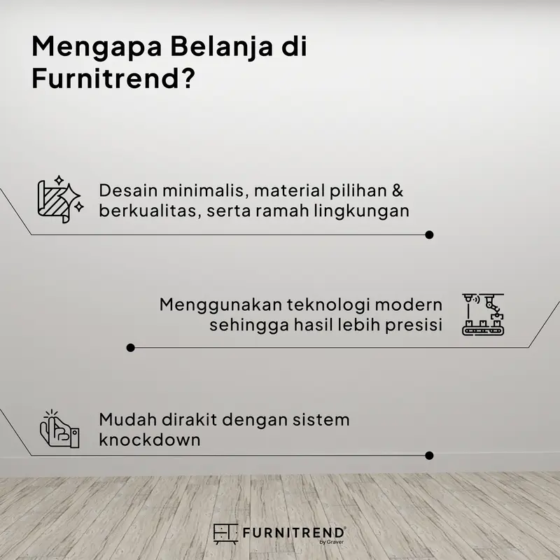 FURNITREND - CT 3901 Coffee Table / Meja Tamu / Meja Ruang Tamu / Meja / Meja Kopi 5