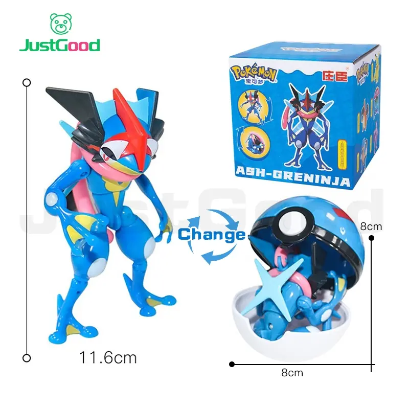 Mainan Anak Deformation Toy ORIGINAL SET Mainan pokemon pokeball /Pokemon balls / Pokemon Figure Deformation