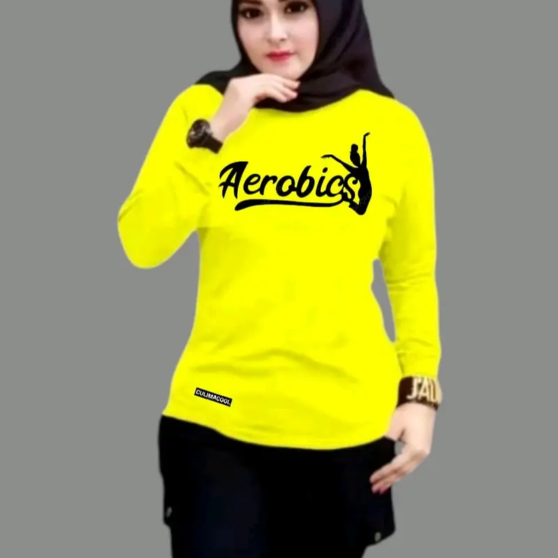 BAJU OLAHRAGA WANITA | BAJU SENAM FITNESS JOGING DLL (Sport) 4