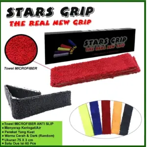 GRIP HANDUK TOWEL BADMINTON MICROFIBER  STARS GRIP ORIGINAL