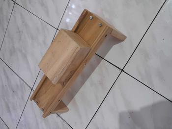 Product Review of Pengiris MK Ukuran Kecil Jati (COD) Bonus 2 Pisau - Kayu Jati Pilihan Berkualitas - Dapur from a**h 1