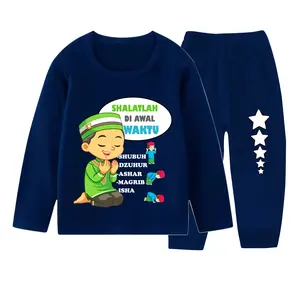 Piyama Setelan Baju Tidur Anak Laki Laki Model Lengan Panjang Celana Panjang Size 3 Tahun - 10 Tahun Fashion Anak