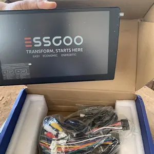 ESSGOO Head Unit Android 14 mobil 4G+64G  7/9/10 Inch 2 Din Kontrol Suhu Cerdas IPS Layer Mobil Navigasi Wifi Bluetooth Mirror Link GPS AUX FM Untuk  Sigra  Toyoto Daihatsu Honda Suzuki Hyundai Nissan Avanza Pioneer Brio Orca Calya Agya Car