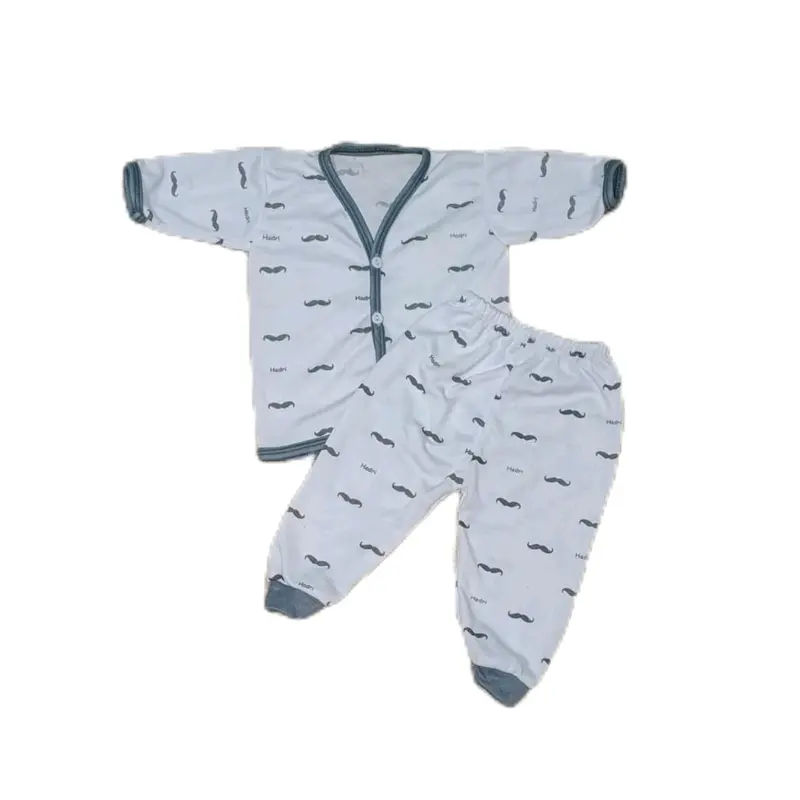 3pcs baju panjang + celana bayi baru lahir baju bayi newborn setelan bayi unisex 1