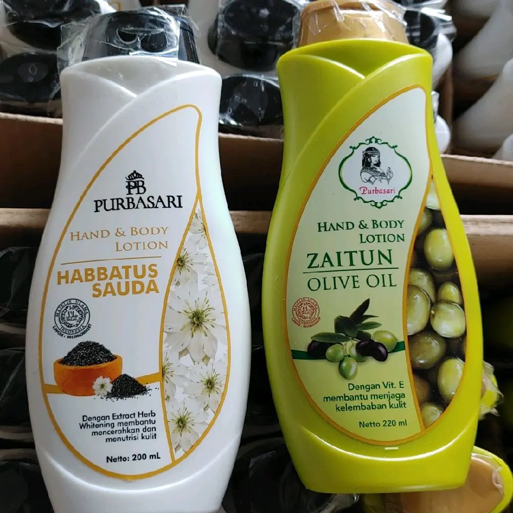 Purbasari Hand&Body Lotion Habbatussauda / Zaitun 200ml