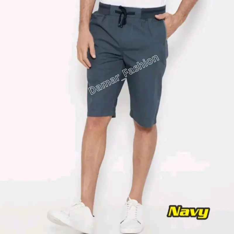 PROMO GILA !!! CELANA CHINOS PENDEK PRIA DEWASA 100 RIBUAN ISI 5 PCS CELANA CHINOS PINGGANG KARET ELATIS NYAMAN DIPAKAI 3