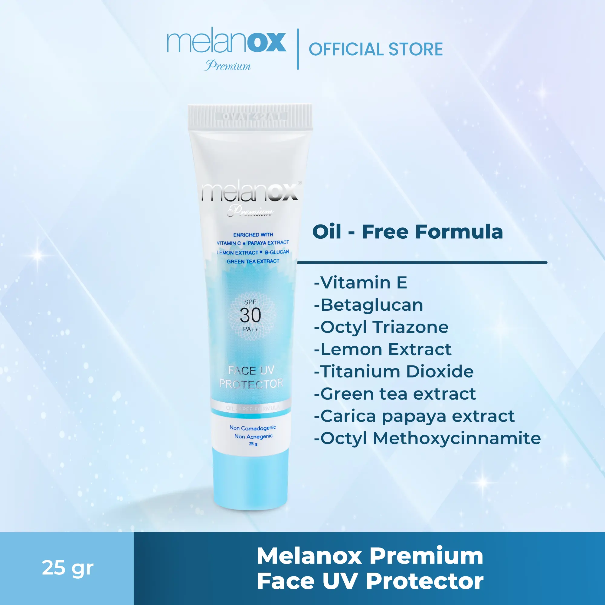 Melanox Premium Face UV Protector SPF 30 PA++ - 25gr