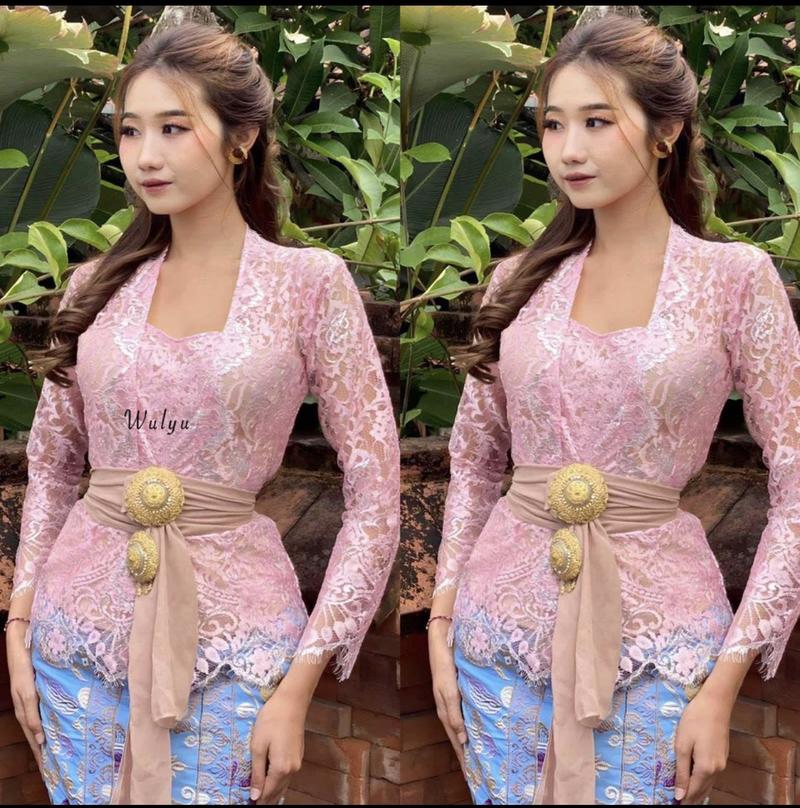 Product Introduction of Kebaya jadi metalic glossy non payet Atasan 6