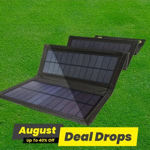 Portable Foldable Solar Panel, Solar Powered Charger, Solar Panel for Portable Power Station, Outdoor Camping RV Travel, Solar Charger, Portable Solar Panels, High Efficiency Solar