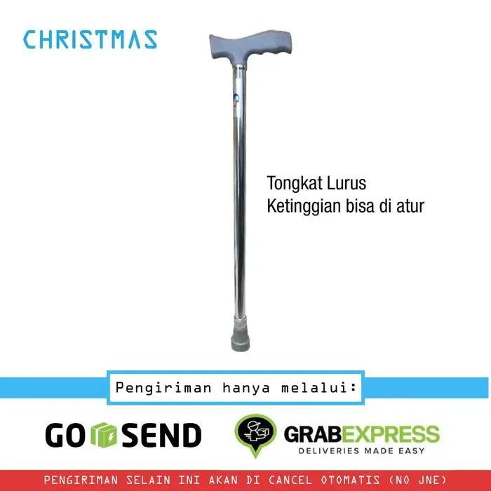 Tongkat Lurus Tongkat Kaki Satu Alat Bantu Jalan