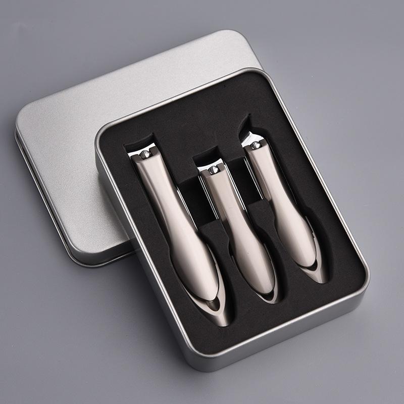 Product Introduction of KIPRUN Nail Clipper, 3Pcs Nail Trimmer, Large Sharp Stainless Steel Anti Splash Sharp Fingernail Cutter edgy 37