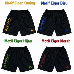 Eiger Celana Pendek Sport 40rb 4Pcs PRIA WANITA KEKINIAN Motif Printing Nyaman Adem Size L XL XXL 5 WARNA WARNI Kolor