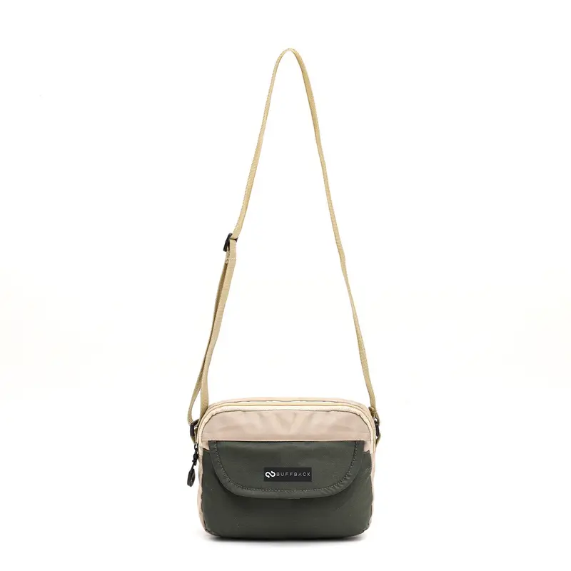 BUFFBACK SPESIAL BUNDLING 115 Ribu Dapat 5pcs Tas Selempang Pria Wanita YWE-77834 Hitam Slingbag 4