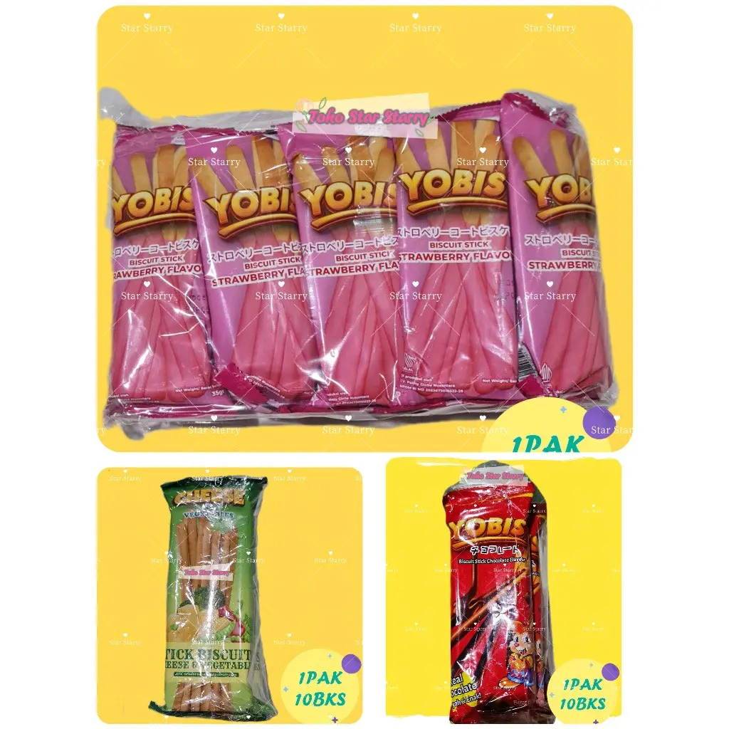 YOBIS STICK | RENYAH DAN ENAK | ISI 6 PACK X 10 | UKURAN 30-35 GRAM | EXP AMAN |