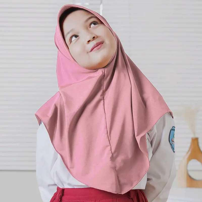 Paket Hemat, 25rb Dapat 3 Pcs Hijab Bergo Hamidah Size S By Hamidah Hijab Kerudung Instan Anak Sekolah Muslim Terbaru Terlaris Nyaman, Jersey Premium Lembut. 3