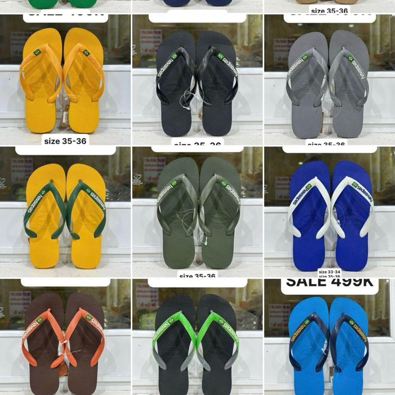 TỔNG HỢP DÉP HAVAIANAS UNISEX CỜ BRASIL LOGO NHÀ THIÊN TRANG . CAO SU . NGOÀI TRỜI . TỰ NHIÊN . 4 MÙA . DU LỊCH . ĐI BIỄN . ĐI CHƠI . TỰ DO