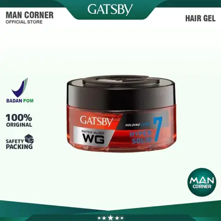GATSBY Water Gloss Super Hard Hyper Solid 30 gram - Pomade - Mousse 1