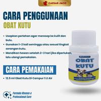 Gambar Obat Kutu Cair Alami Ampuh dan Terbukti Hewan - Kutu Cair 50ml dari Caesar JacO Kota Administrasi Jakarta Barat 3 Tokopedia