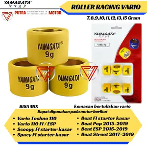 Roller Roler Racing  Beat fi Esp Vario 110 Karbu fi Beatpop Beat Street scoopy fi spacy 2013-2019 7gr 8gr 9gr 10gr 11gr 12gr 13gr 15gr