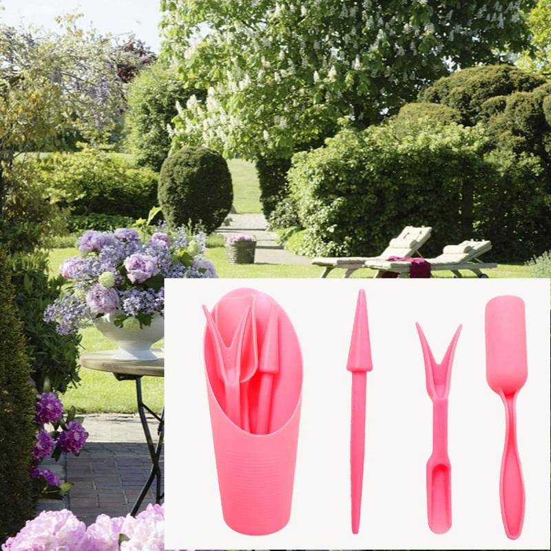Product Introduction of 4pcs Mini Garden Tools Succulent Planting Kit Flower Growing Tool Set Home Plant Cultivation Garden Potted Flower Canes Rod Tool 101