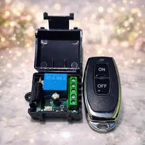 Modul Kontrol Relay 1ch 433MHz DC 12V 10A Remote Control Switch Saklar Jarak Jauh Nirkabel Wireless