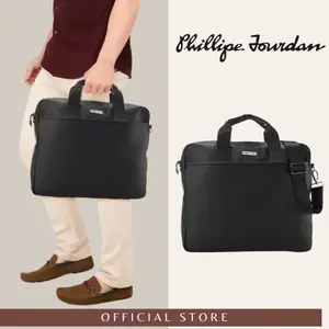 Mesengger Bag Pria Phillipe Jourdan Kenneth Hitam