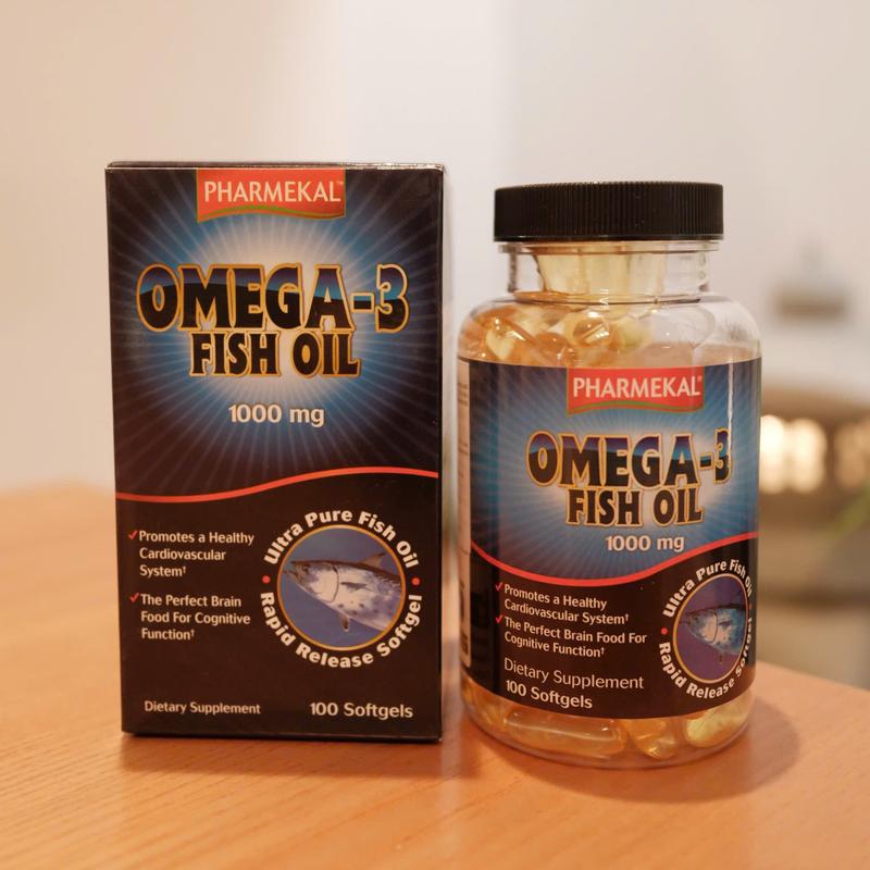 (TPBVSK) Viên Uống Dầu Cá Omega-3 Fish Oil PHARMEKAL 1000mg, (100 Viên)