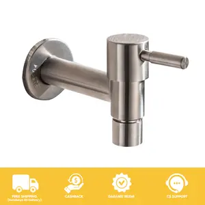 Kran Taman Kran Shower Panjang Stainless Kran Kamar Mandi JS-49+JS-49-1 karet