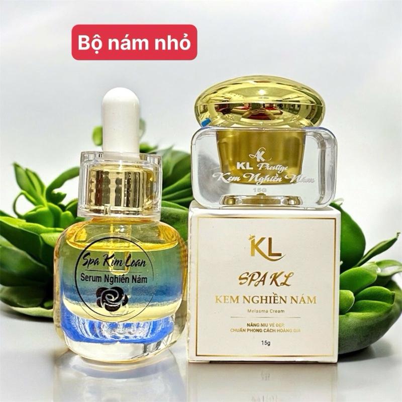 bộ kem nám 20ml có chức năng hổ trợ đánh tang nám tàng nhang da xạm da trai lì mụn thâm spa kim loan