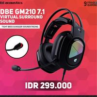 Gambar dbE GM210 7.1 Virtual Surround Gaming Headphone Headset dari FRAG GAMING STORE Kota Administrasi Jakarta Utara 1 Tokopedia
