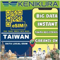 Gambar ESIM Taiwan internet kuota paket data e sim Kenikura - 3 Days, 3GB dari Kenikura Tour Kota Tangerang Selatan 1 Tokopedia