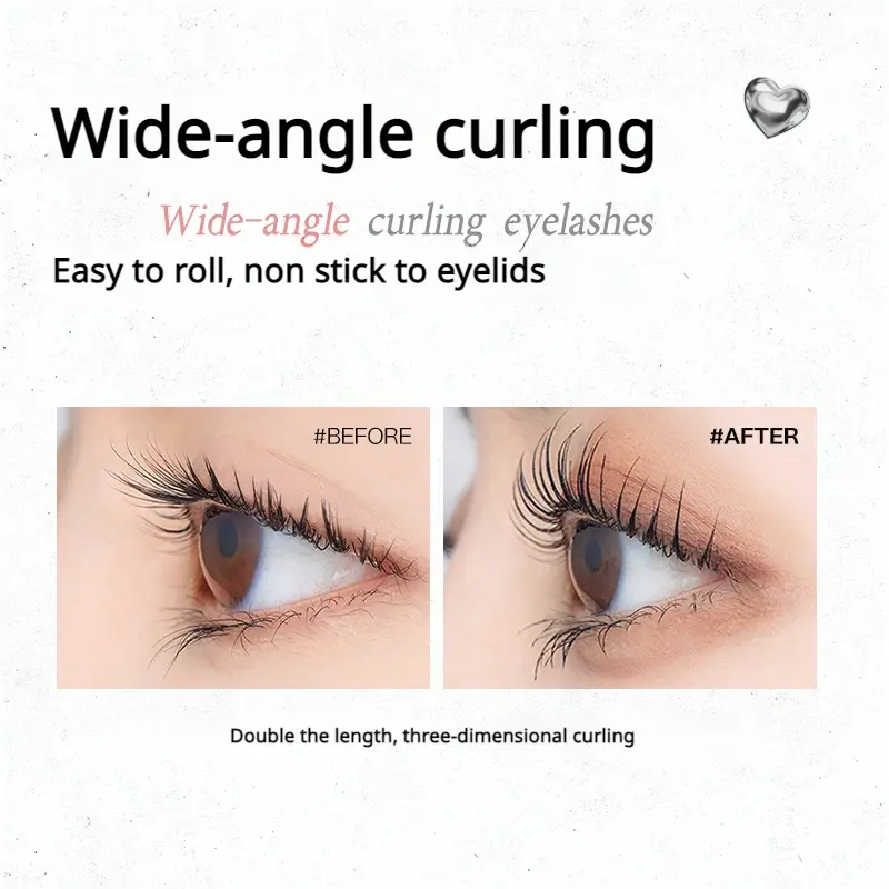 Mascara Nối Dài, Ba Chiều 3D, Không Thấm Nước, Lâu Trôi, Uốn Cong, Không Nhòe, Tạo Hình, Ống Thép Tự Nhiên, Lớp Nền Lông Mi, Mỹ Phẩm Sơn lông mi Trang Điểm Cosmetic Nữ Women 1