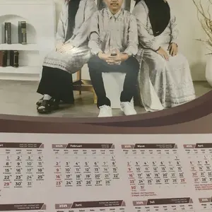 KALENDER DINDING 2026 CUSTOM KALENDER DESAIN MODERN ELEGAN KALENDER FOTO SENDIRI KALENDER FOTO KELUARGA HADIAH KALENDER