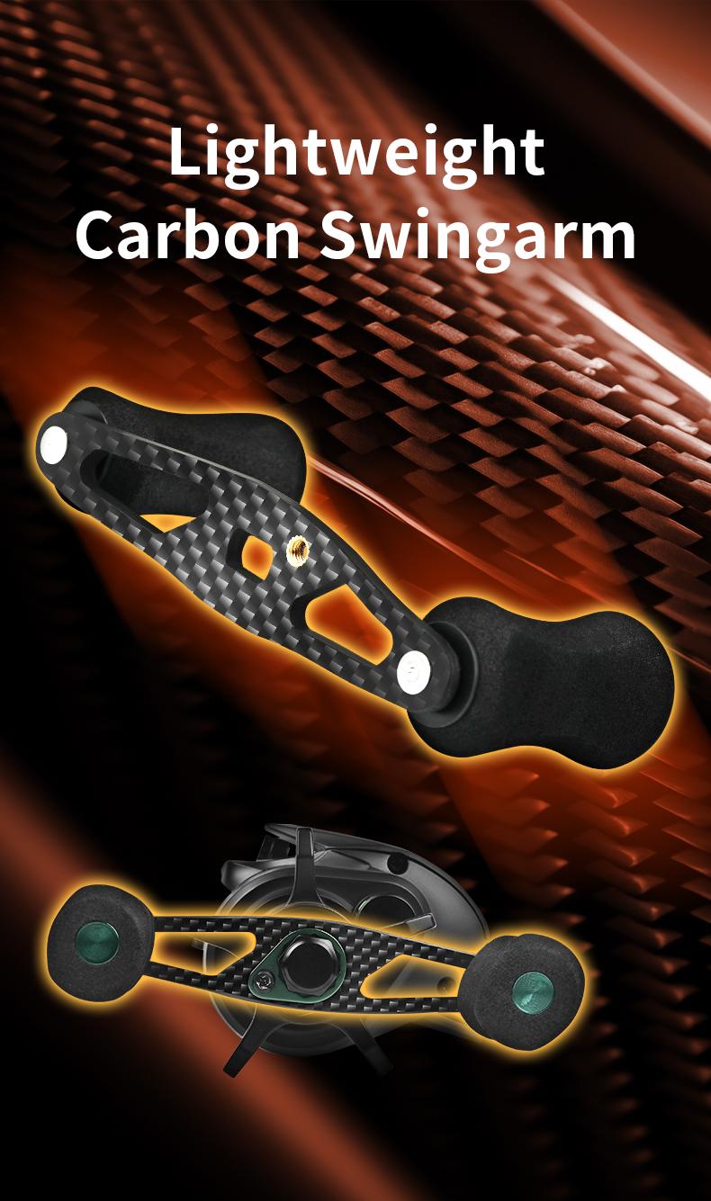 Cadence Elves II Ultralight Baitcasting Reel(Left Hand Version), Ultralight 93g,Kekili Mikro,Nisbah Gear 5.6:1,Brek 3kg,Galas 9+1,Casting 0.5G,Sesuai untuk Umpan Toman,Umpan Sebarau,Memancing Gewang,Memancing Air Tawar