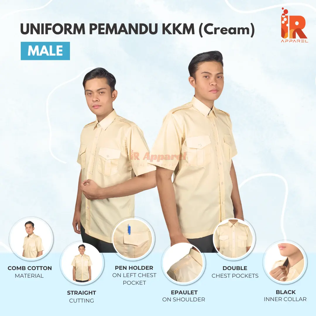 [ TOP ONLY ] MALE UNIFORM PEMANDU / DRIVER UNIFORM