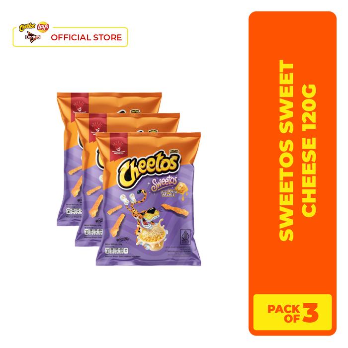 Gambar Cheetos Sweetos Makanan Ringan Rasa Keju Manis 120gr - Pack of 3 dari Lay's, Cheetos & Doritos Store Kab. Tangerang Tokopedia