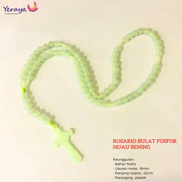 Rosario Kayu 77 Kali Bapa Kami Kualitas Kalung Rosario Salib Katolik Best Seller