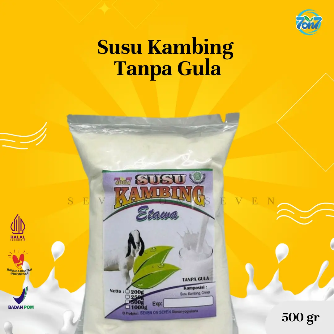 Susu Kambing Bebas Gula Kemasan 500gr