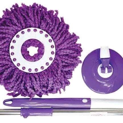 Cây Lau Nhà Xoay 360 Có Chốt Bấm - Dụng Cụ Vệ Sinh Hiệu Quả Cho Mọi Góc
