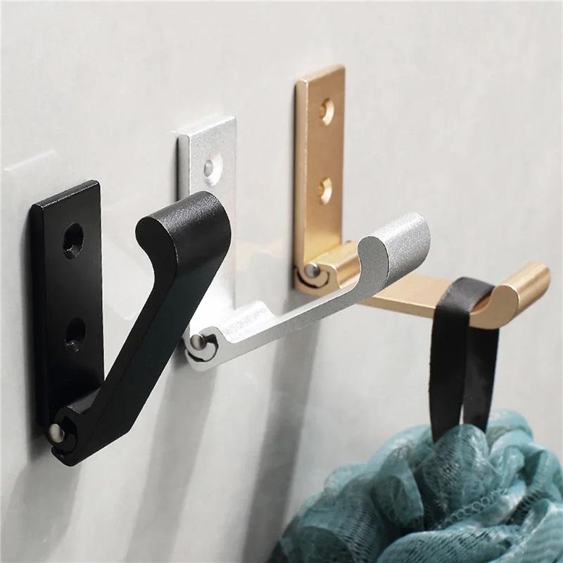 Product Introduction of Móc Quần Áo Gấp Gọn, Chất Liệu Hợp Kim Nhôm, Thiết Kế Chắc Chắn, Đa Năng, Thích Hợp Cho Cửa Sau Và Tủ Quần Áo, Cũng Thích Hợp Cho Mũ, Móc Đơn, 1 Cái 12