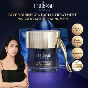 [VO] LOUISSE CHOlCE 24K GOLD CAVIAR GLOWING MASK 80g
