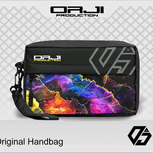 BEINS-Tas Selempang Pria Motif Monster 2026,Tas Tangan Cowok Waterproof  Slingbag Santay modis