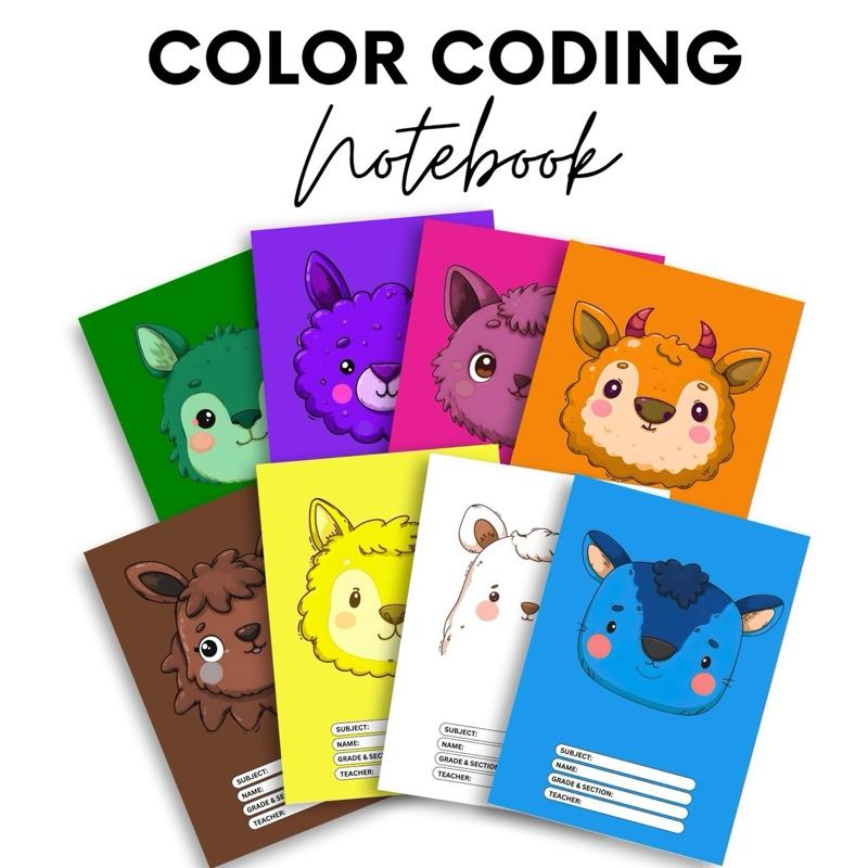 Customized Color-Coded Notebooks | 70 Leaves| 70gsm insert paper ...
