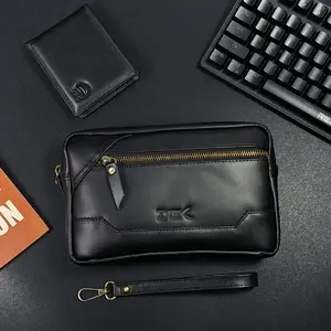 DIEK Tas Tangan Kulit Asli Clutch Handbag Kulit Asli DANKA DK04