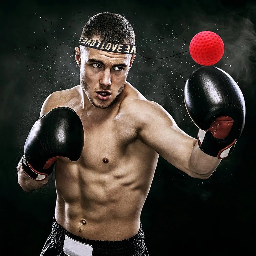 1pcs Boxing Ball With Rope Fighting Training Response Ball Household Decompression Release Ball